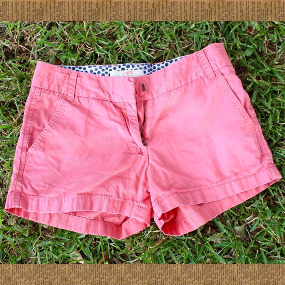 J. Crew Pants - j. crew pink chino shorts